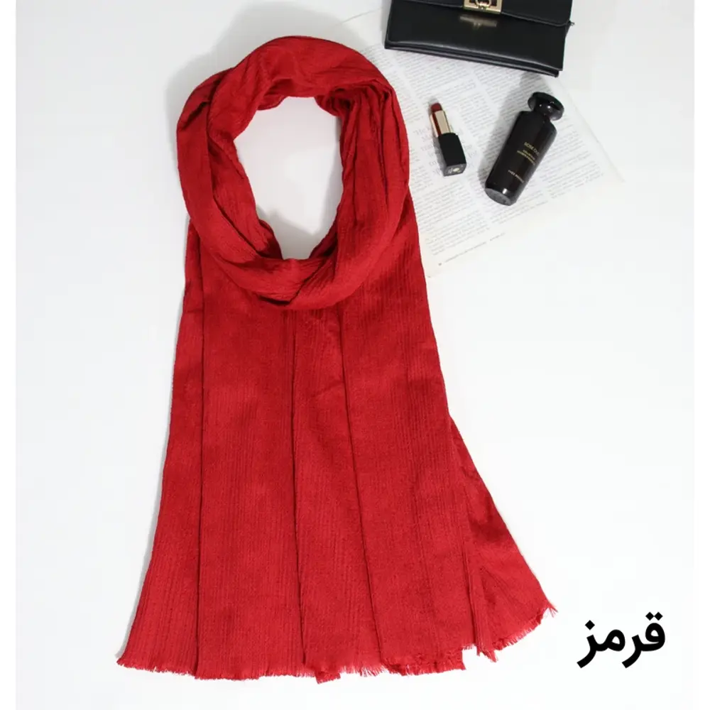 شال نخی ساده زنانه