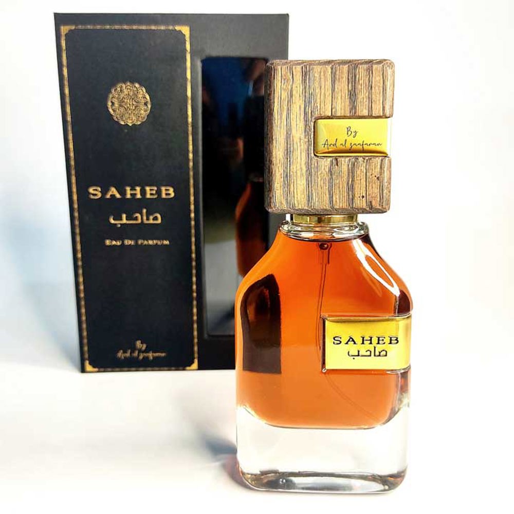 Arabic cologne perfume by Saheb Arz Al Zaafran, volume 70ml
